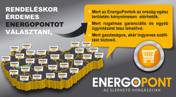 Vásárlás az EnergoPlázán, áruátvétel azl EnergoPontokban!