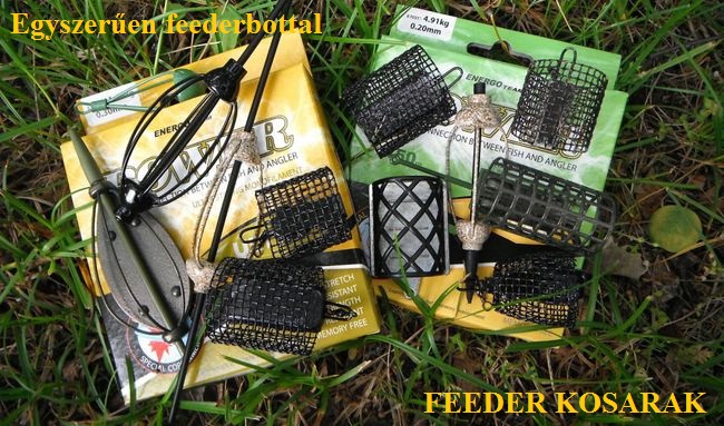 Egyszerűen feederbottal - feederkosarak